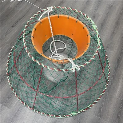 Lag luam Crab lauj kaub Nrog Yas Coated Steel Ncej